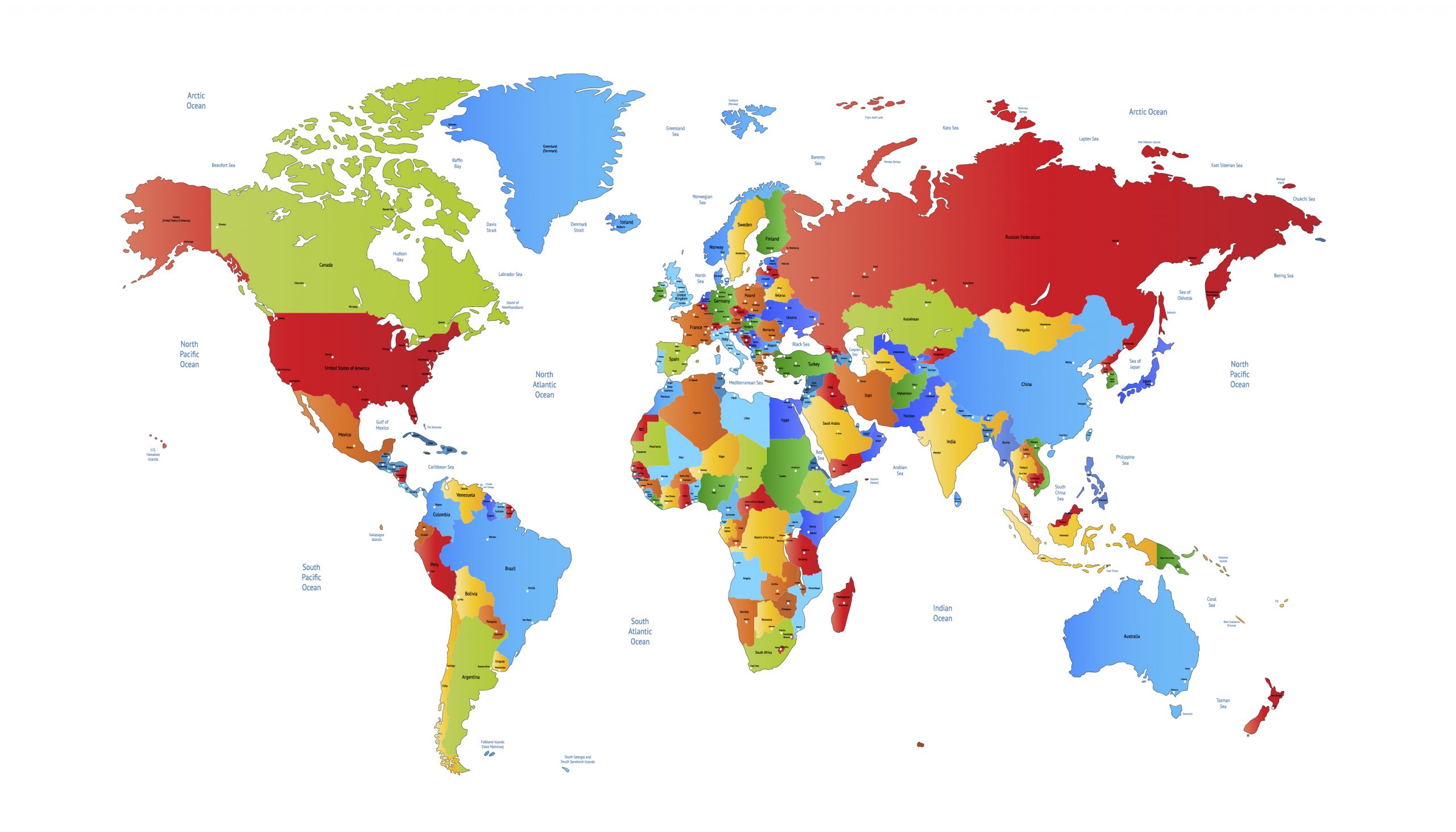 In many countries around the. How many Countries are there in the World.