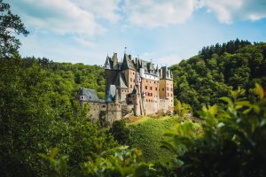 Eltz,Castle,In,Western,Germany.,This,Picturesque,Castle,Is,One