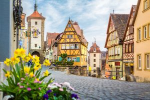Classic,View,Of,The,Medieval,Town,Of,Rothenburg,Ob,Der