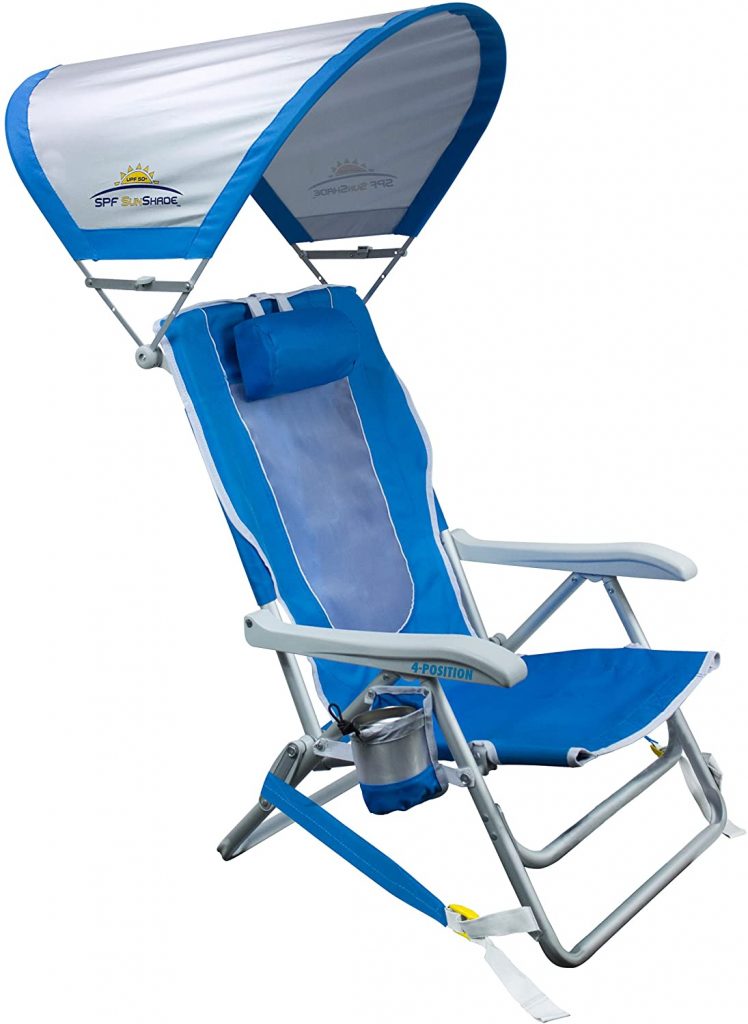 GCI Reclining Portable Backpack Beach Chair