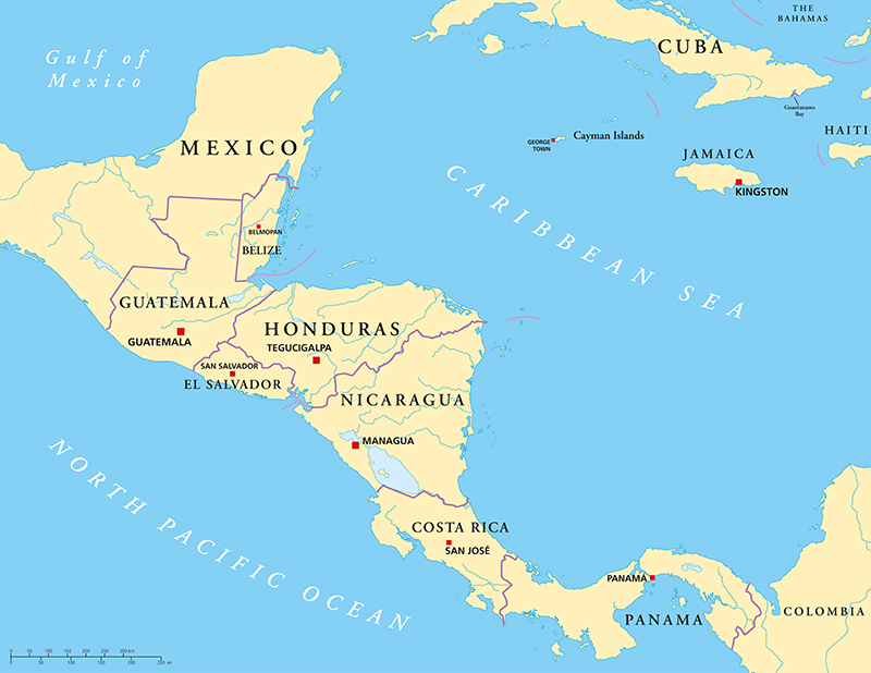 Longest Rivers in Central America