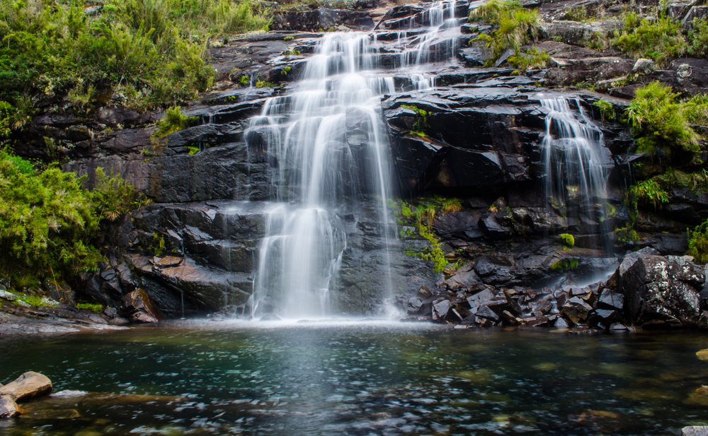 Waterfall in Mantiqueira Mountains
