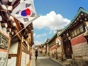 Traditional,Korean,Style,Architecture,At,Bukchon,Hanok,Village,In,Seoul,