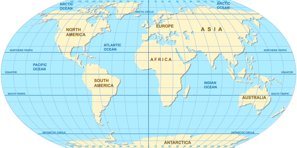 equator map