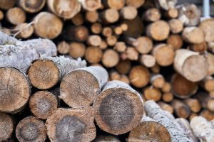 Natural,Wooden,Background,-,Closeup,Of,Chopped,Firewood.,Firewood,Stacked