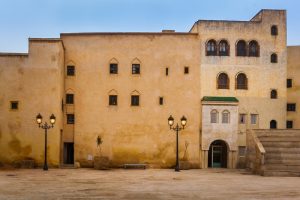 Arabic,Building,In,Rcif,Square,,Fez,,Morocco