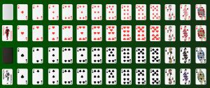 Poker,Set,With,Isolated,Cards,On,A,Green,Background.,Poker