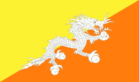 Flag of bhutan