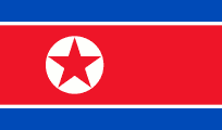 Flag of korea-north