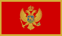 Flag of montenegro
