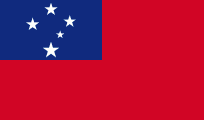 Flag of samoa