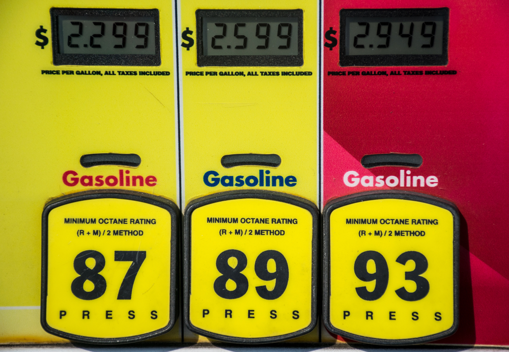 octane rating of gasoline